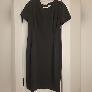 Calvin Klein Black Sheath Dress sz 12